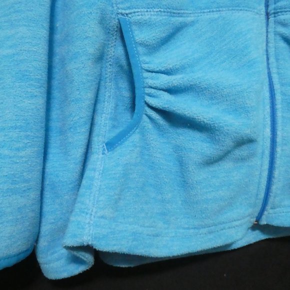 IZOD PERFORMANCE | large | Full-Zip Blue Fleece Lightweight Jacket - Picture 7 of 16